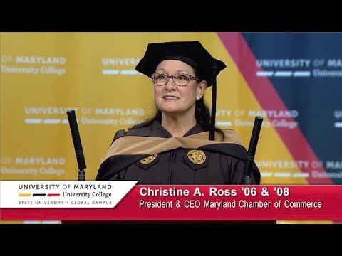 UMUC Commencement Keynote: Christine A. Ross '06 & '08 - Saturday Afternoon, Dec. 15, 2018