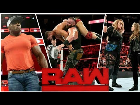 WWE RAW 4 JUNE 2018 new wrestling highlights