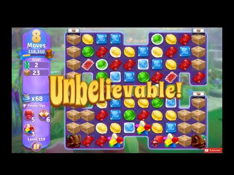 Wonka's World of Candy Level 119 NO BOOSTERS - A S GAMING