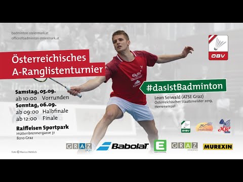 Nachtrag 1. A-RLT Österreichischer Badminton Verband
