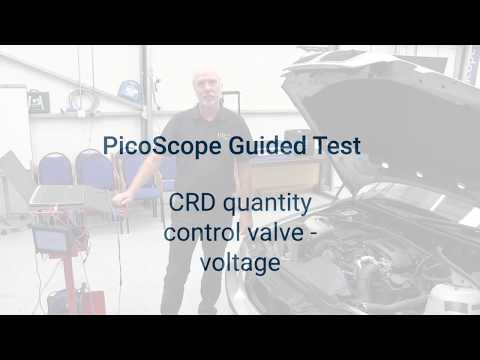 Guided Test: CRD (Bosch) quantity control valve - voltage