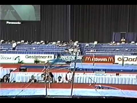9th Team PRK Pak Gyong Sil UB - 1991 World Gymnastics Championships 9.800