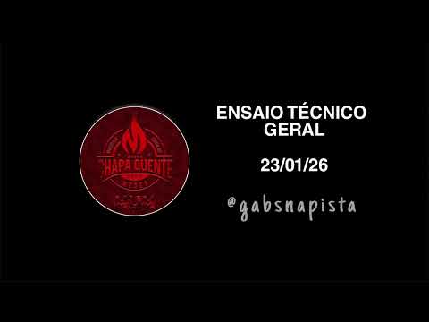 Bateria Chapa Quente - Mocidade Unida da Mooca - Ensaio Técnico Geral 23/01/26