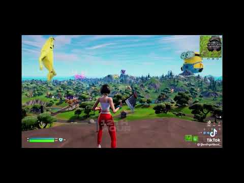 Us three minions vs peezly on Fortnite