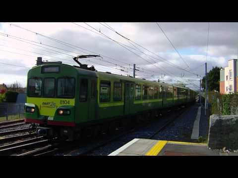 Dart train number 8104 - Howth Junction and Donaghmede Station