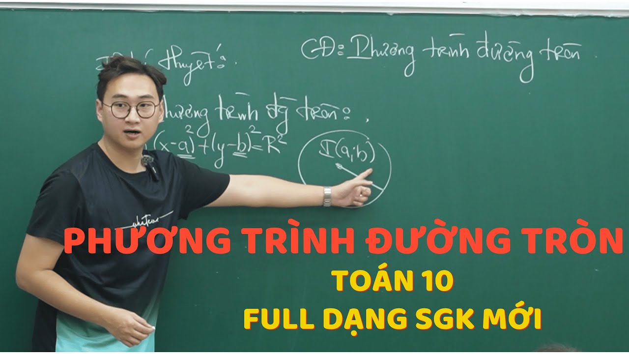PHƯƠNG TRÌNH ĐƯỜNG TRÒN