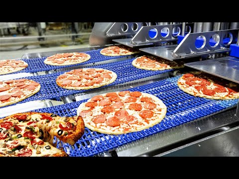 , title : 'How Frozen Pizza Are Actually Made In Factory | Food Factory'