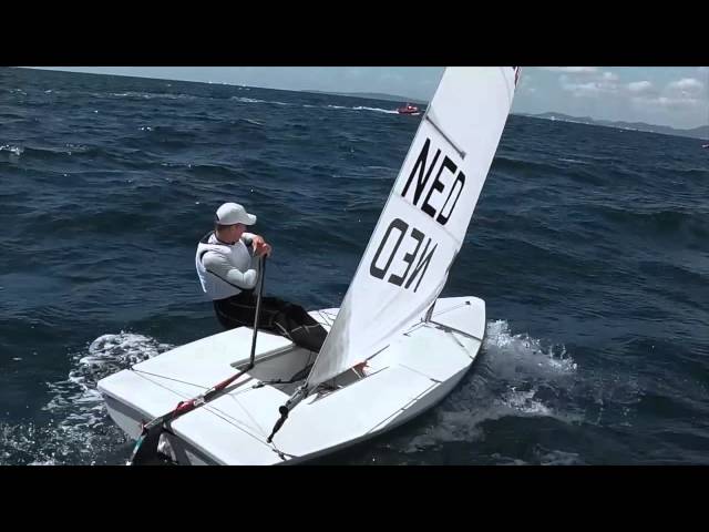 SportVid - Laser sailing upwind