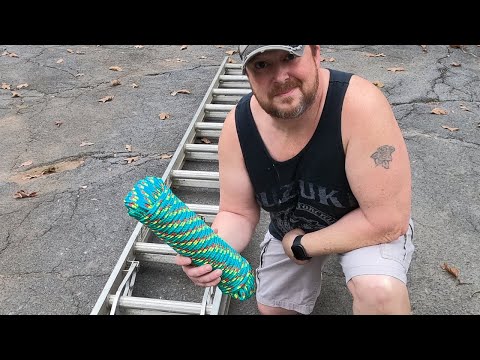 How To Replace Extension Ladder Rope - Werner