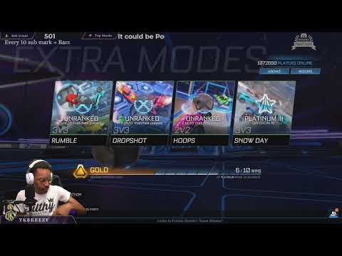 Small streamer gets asked why he got to the front page - (Tkbreezy: Rocket league)