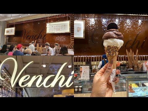 WORLD FAMOUS VENCHI CHOCOLATE IN ROME 🍫🇮🇹 || MUST TRY GELATO IN ROME