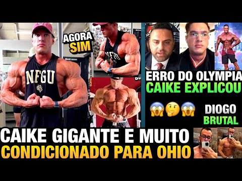 CAIKE ESTÁ ENORME E MUITO SECO + ELE EXPLICOU O ERRO DO ULTIMO OLYMPIA + DIOGO E CBUM