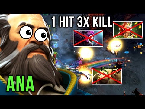 TI8 Winner OG.Ana EPIC Kunkka Daedalus Build 1 Hit = 3x Kill - Dota 2