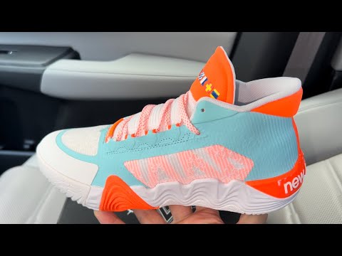 New Balance Kawhi 2 Ocean Blue Orange Basketball Shoes
