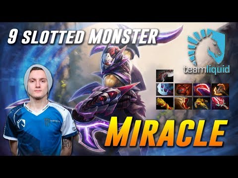 Miracle Anti Mage 9 slotted MONSTER - Dota 2 Pro Gameplay