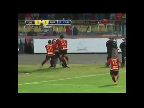 DEPORTIVO CUENCA 3 FUERZA AMARILLA 2 SECOND STAGE DATE 6 NATIONAL CHAMPIONSHIP 2016