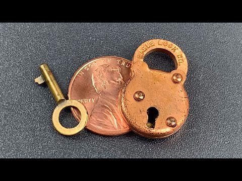 804】小さすぎてピッキングできない？私の最小の南京錠 ([804] Too Small to Pick? My Smallest Working Padlock)