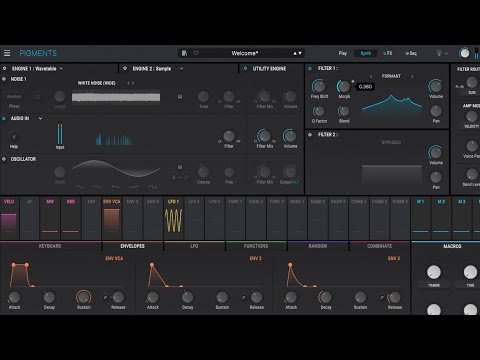 Arturia Pigments 5: how to use audio input for effects and sound design