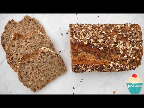 🍞 Gesundes Vollkornbrot selber backen | Einfaches & saftiges Dinkelbrot Rezept 💚