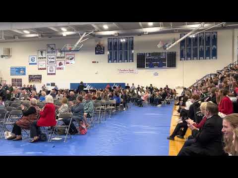 BHS Band Plays Armed Forces Salute