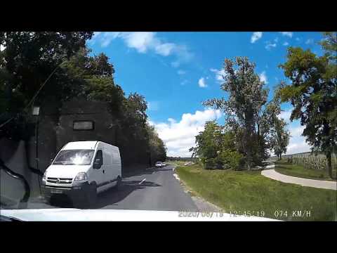 WEST HUNGARY - Driving to SOPRON. Route 8518 to 84