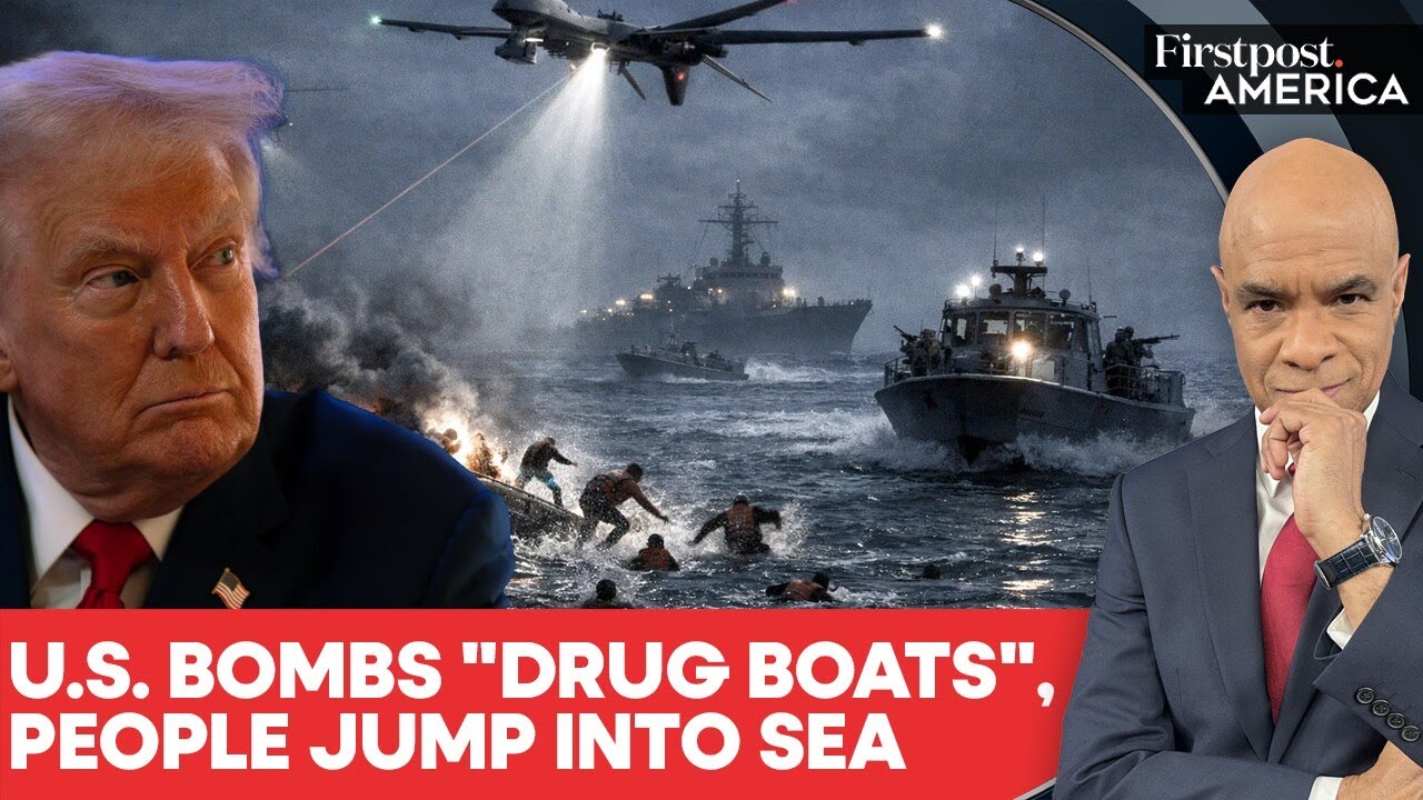 US Military Launches New Strikes on "Drug Boats", Crew Jumps Into Sea | Firstpost America | N18G