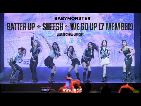 [EVENT CAM] BABYMONSTER - BATTER UP + SHEESH + WE GO UP (OT7) - KAI 2025 | LSDC Singapore