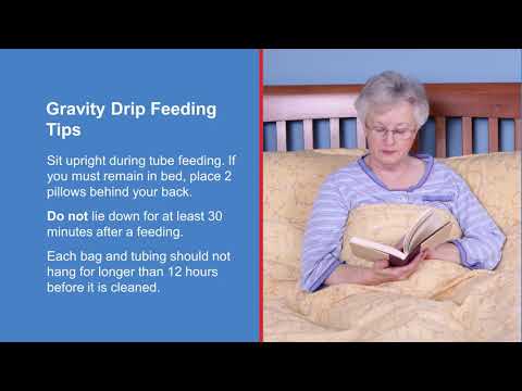 Tube feeding at home