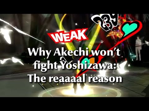 Persona 5R -The real reason Crow won't fight Yoshizawa