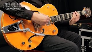 Video thumbnail for Gretsch Guitars Reverend Horton Heat G6120RHH Electric Guitar, Vintage Maple Stain by Musician's Friend