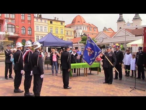 Chojnicka OSP z nowym sztandarem na 150 - lecie