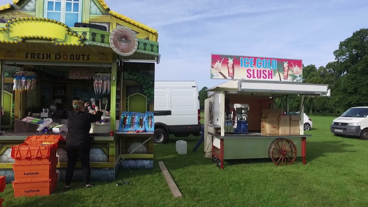 Eid Festival Leicester _ an Early Morning Stall Preparation