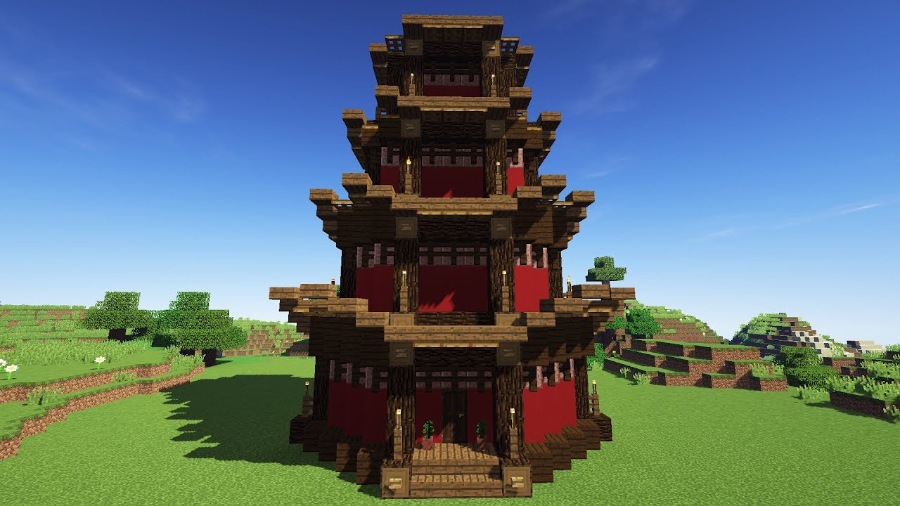 Minecraft Oriental House Tutorial