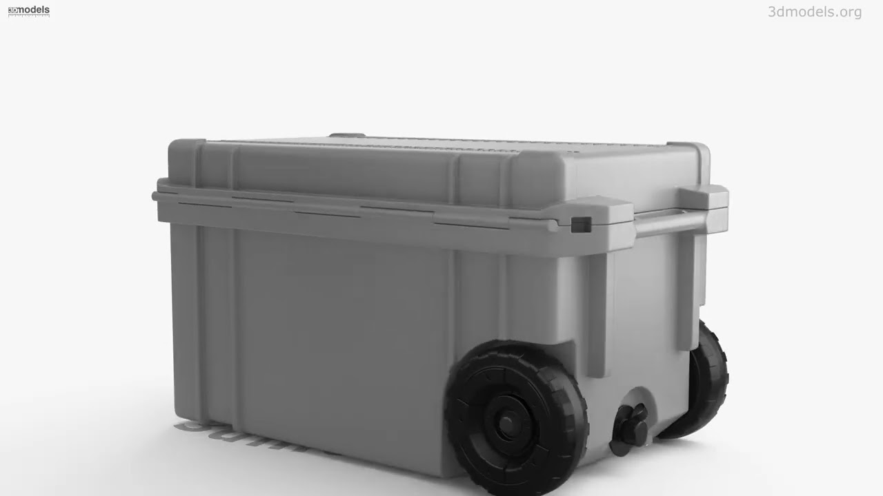 Pelican 65QW Elite Wheeled Cooler 3D model by 3DModels.org