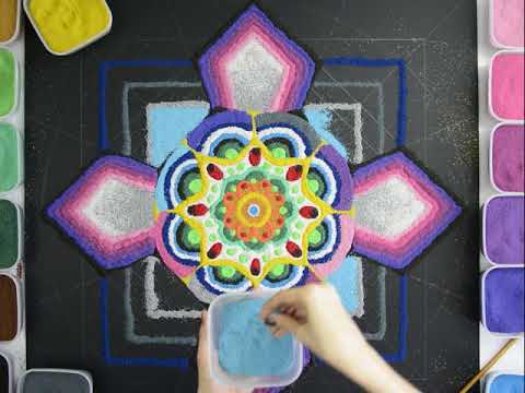 Building Sand Mandala