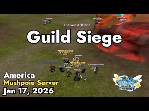 Guild Siege (Mushpoie Server) January 17, 2026 | Flyff Universe