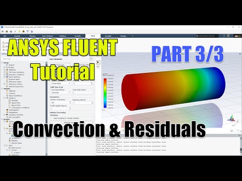 ✅ #Ansys Fluent | Convection Heat transfer & Convergence Criteria | Part 3/3