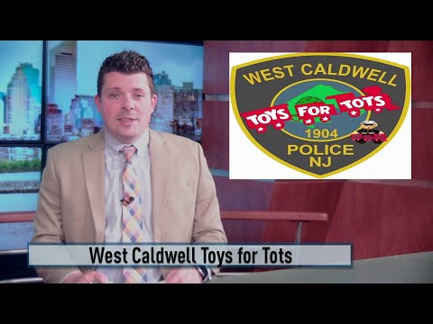 NJ West Caldwell P. D. Collecting Donations For Toys For Tots Toy Drive