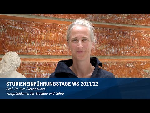 Introductory Days of the University of Jena in WS 2021/22 - Welcome by the Vice President