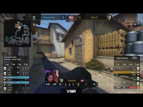 [CS:GO] CAN KOOSTA TIE UP THE GAME?? COMPLEXITY VS GEN.G.