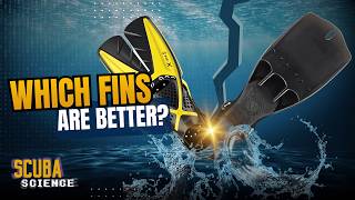 SPLIT Fins vs. PADDLE Fins Explained | Which is Worse? | SCUBA Science 14