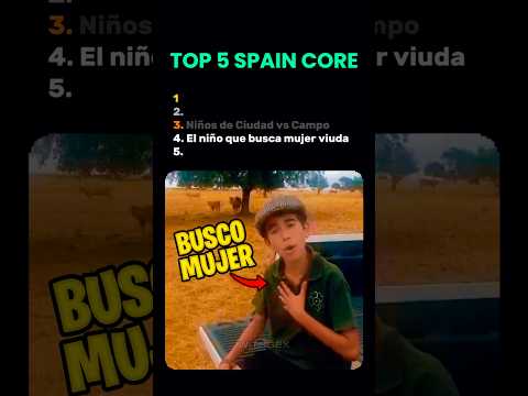 Top 5 Niños Spain Core 😂 #humor #españa