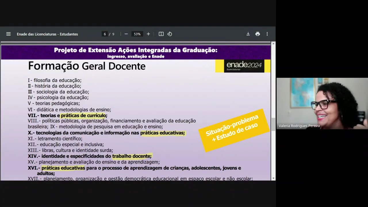 Palestra Enade Licenciaturas