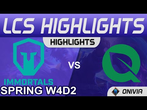 IMT vs FLY Highlights LCS Spring Season 2022 W4D2 Immortals vs FlyQuest by Onivia