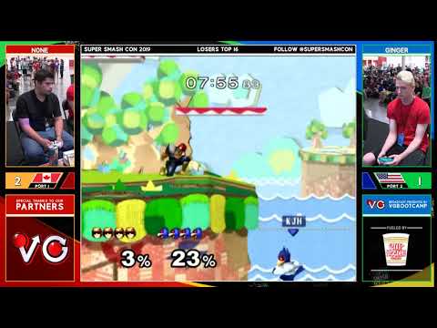 giner counterpicks yoshis story and loses stock in 10 seconds   Smash Melee   Super Smash Con 2019 D