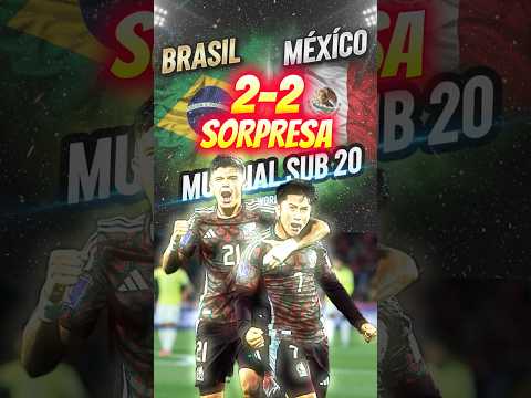 Brasil 2-2 México. Mundial sub 20. #seleccionmexicana #mundialsub20 #mexico #brasil #soccer