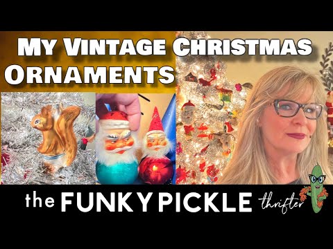 Come EXPLORE My Vintage CHRISTMAS ORNAMENT Collection !!!