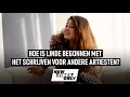 Hoe is Linde Schöne begonnen met het schrijven voor andere artiesten? ✍🏼