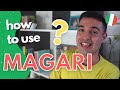 Usi della parola MAGARI in italiano (ita audio with subs)
