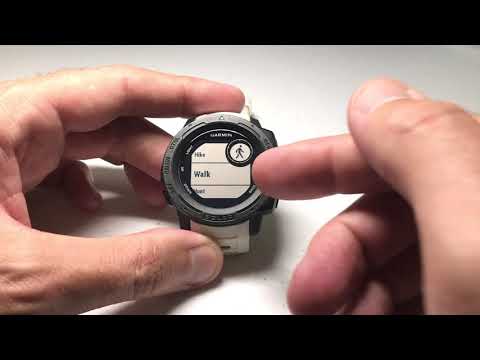 Garmin Instinct - Create and Do A Workout